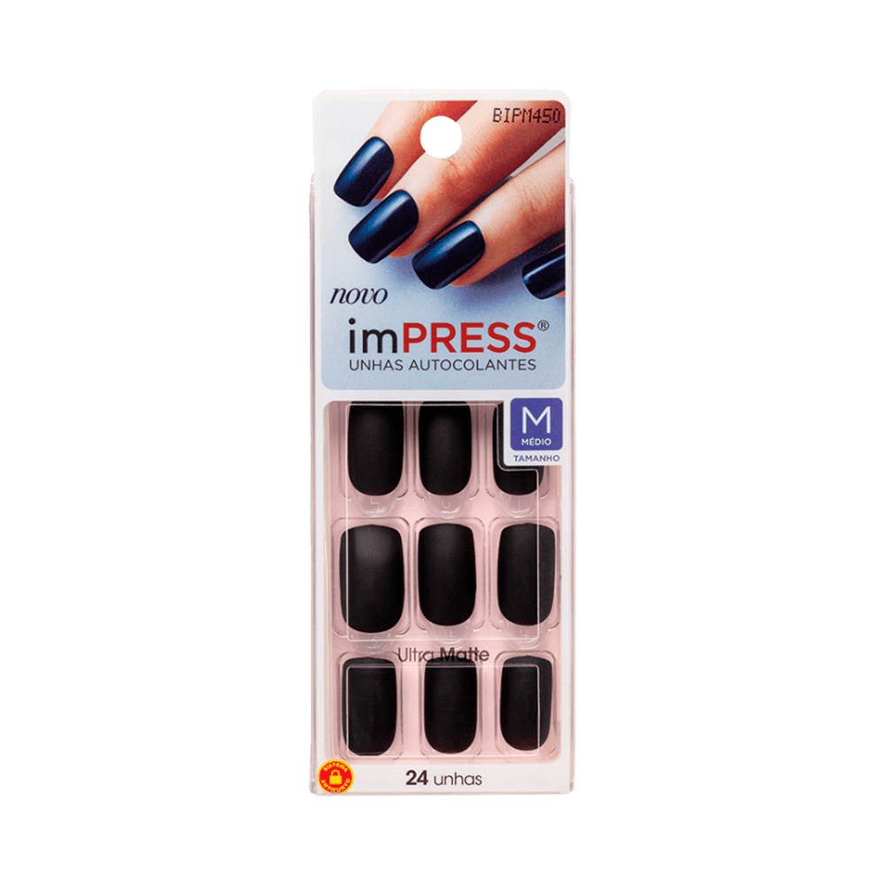 Unhas Postiças Kiss New York Impress Média Swan