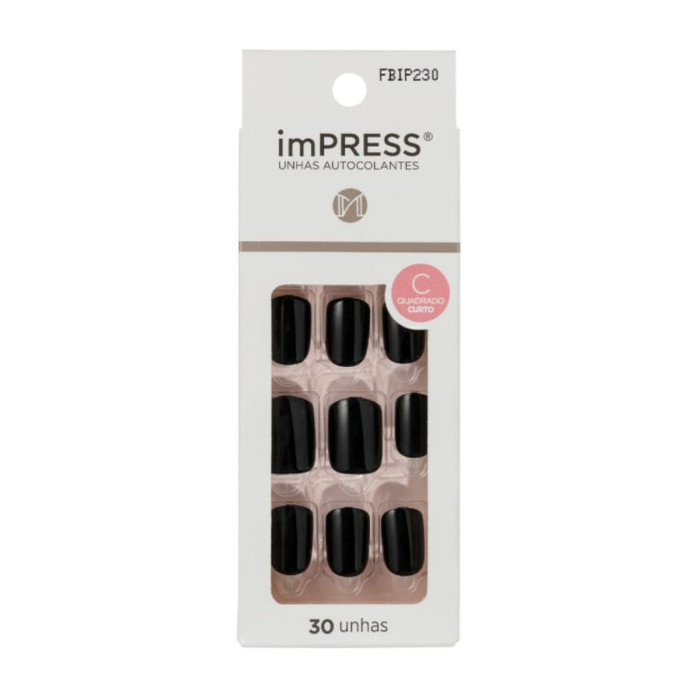 Unhas Postiças Kiss New York Impress Text Appeal (FBIP230)