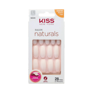 Unhas Postiças Kiss New York Salon Natural Bailarina