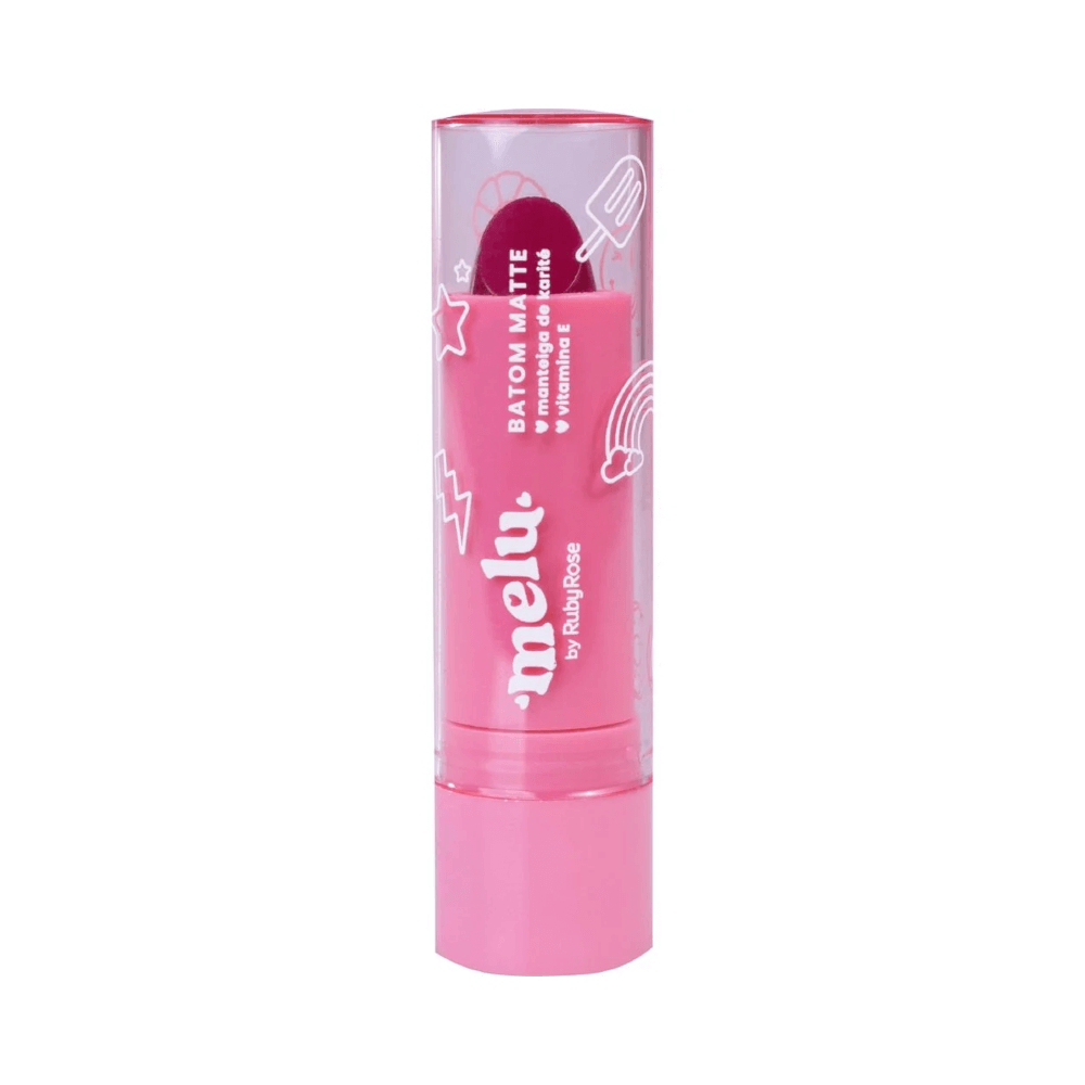 Batom Matte Melu Raspberry