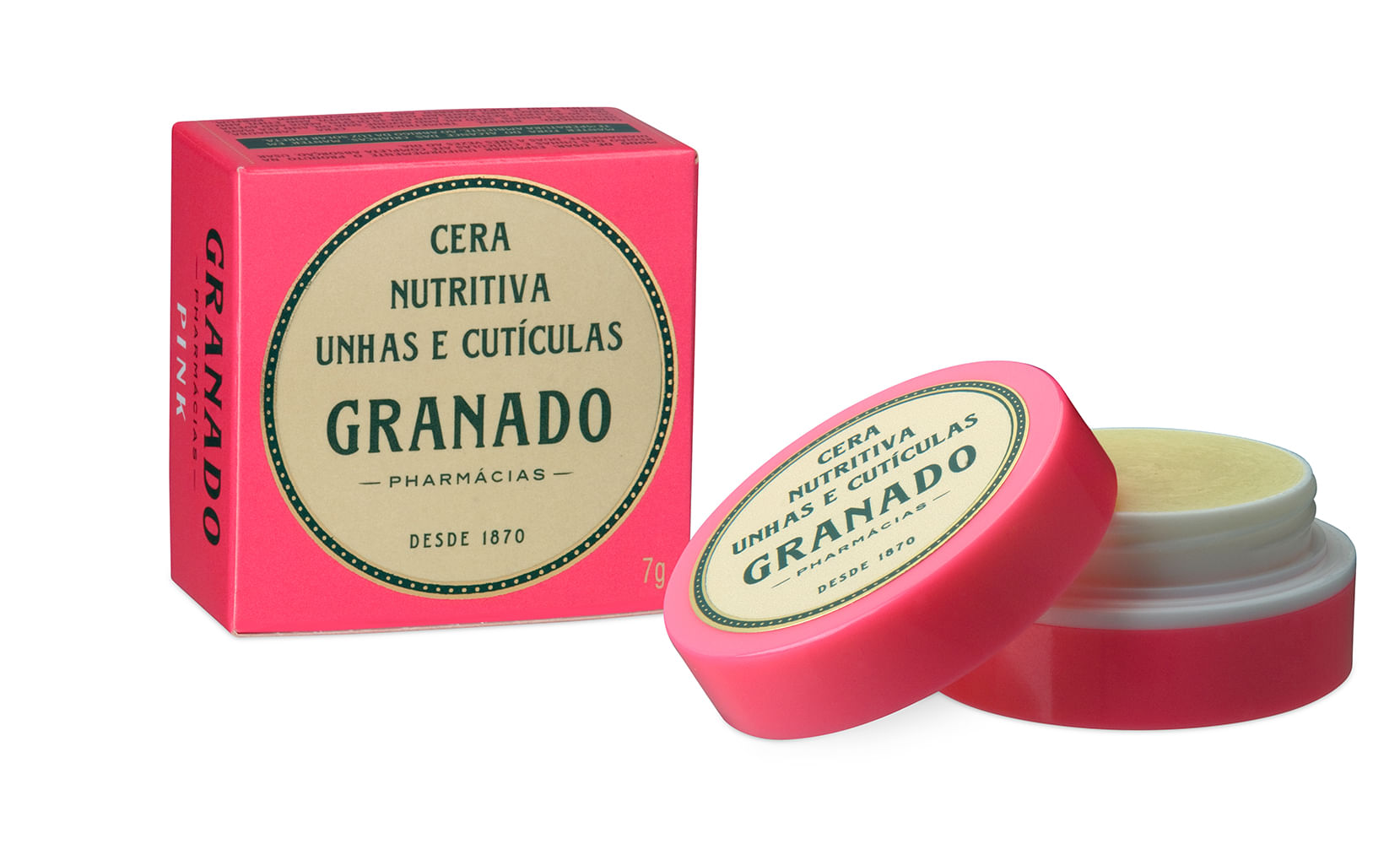 Cera Nutritiva para Unhas e Cutículas Granado Pink 7g