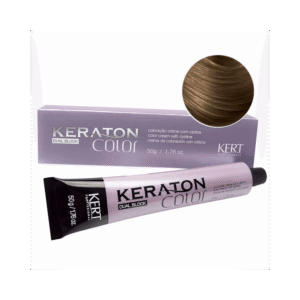 Coloração Keraton Color Dual Block 7.0 Louro Médio 50g