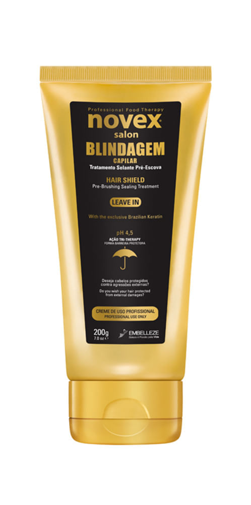 Leave-in de Tratamento Novex Salon Blindagem 200g