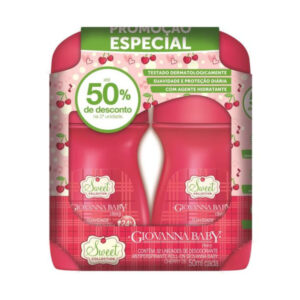 Pack Desodorante Roll-on Giovanna Baby Cherry 50ml (2 Unidades)