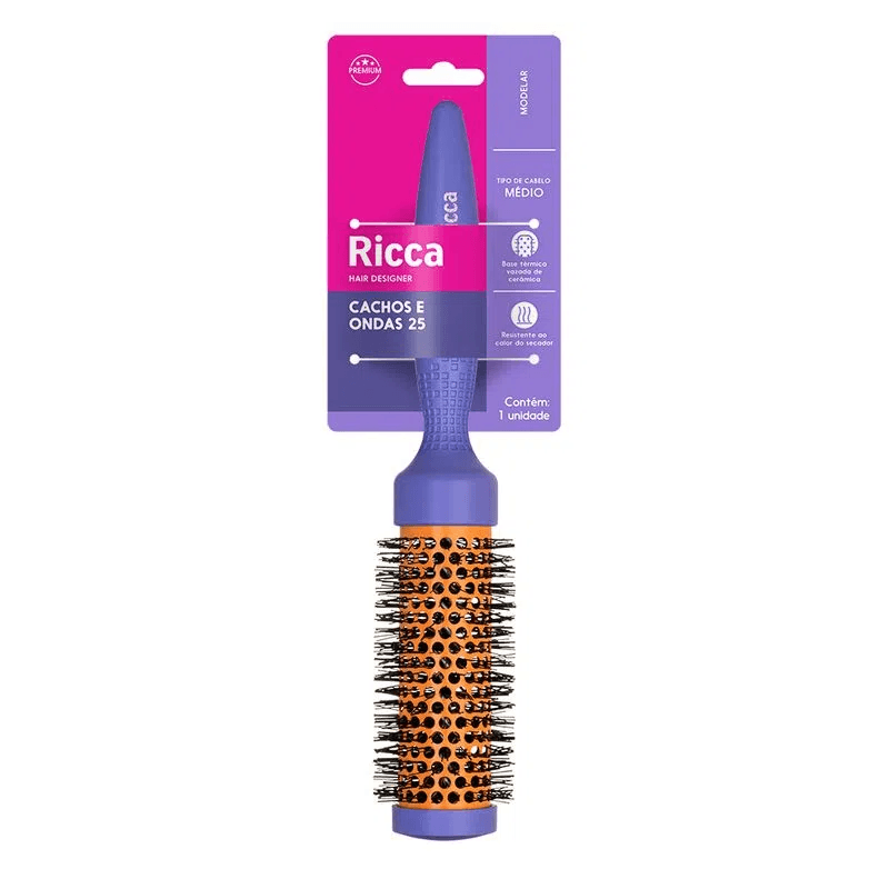 Escova Ricca Premium Cerâmica 25