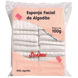 Esponja de Algodão Sussex Limpeza Facial 100g