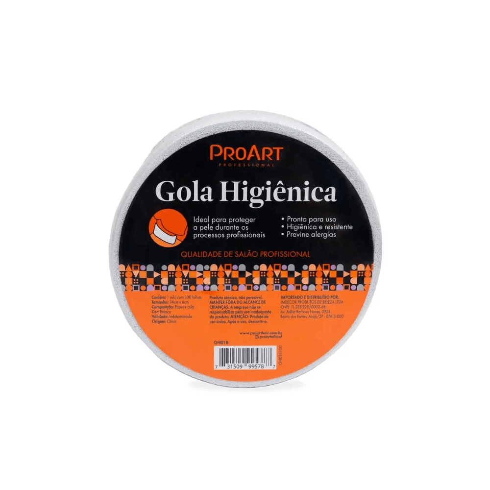 Gola Higiênica Proart Branca