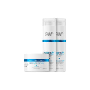 Kit Jacques Janine Hidratação Profunda Shampoo 240ml + Condicionador 240ml + Máscara de Tratamento 80g