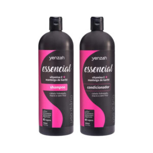 Kit Yenzah Essencial Shampoo 900ml + Condicionador 900ml