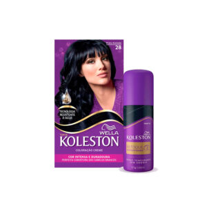 Retoque Instantaneo Koleston Grátis Coloração Preto  Azulado