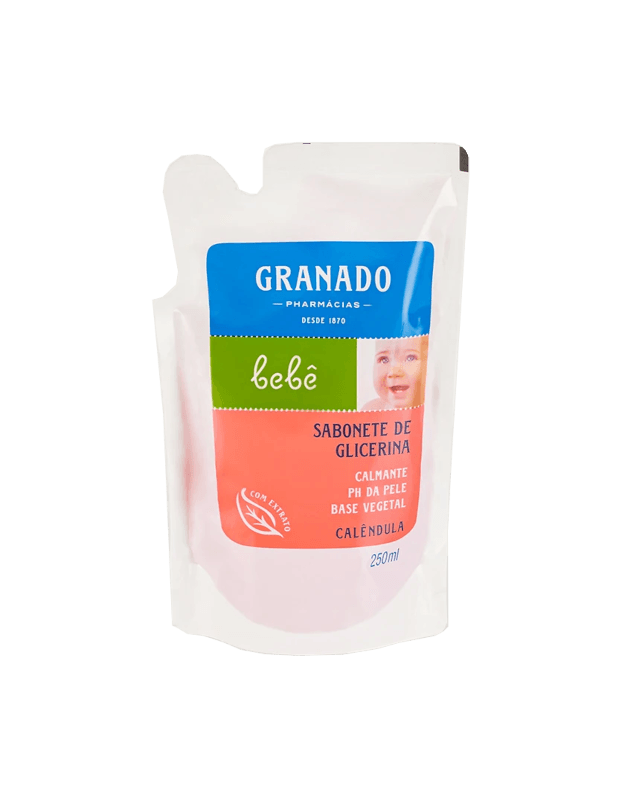 Refil Sabonete Líquido Granado Bebê Calêndula 250ml