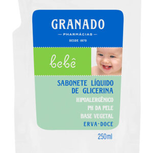 Refil Sabonete Líquido Granado Bebê Erva Doce 250ml