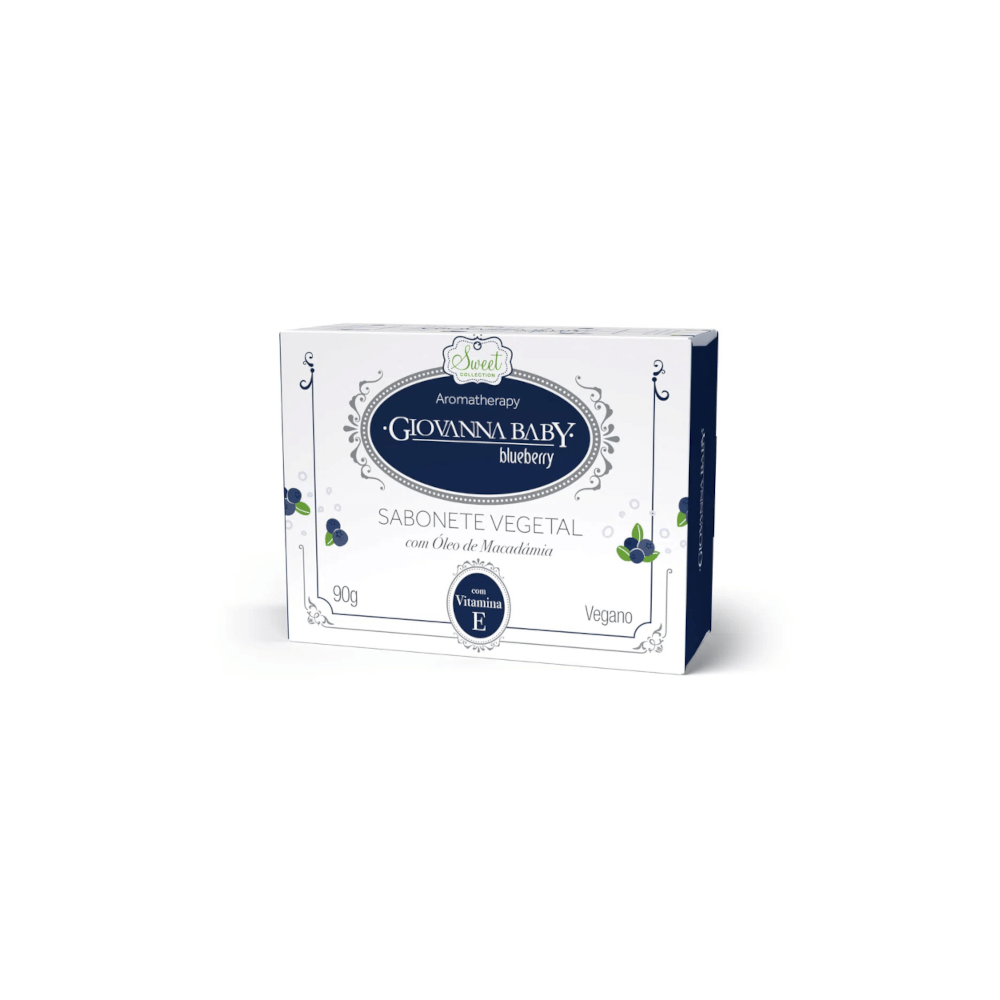 Sabonete em Barra Giovanna Baby Vegetal Blueberry 90g