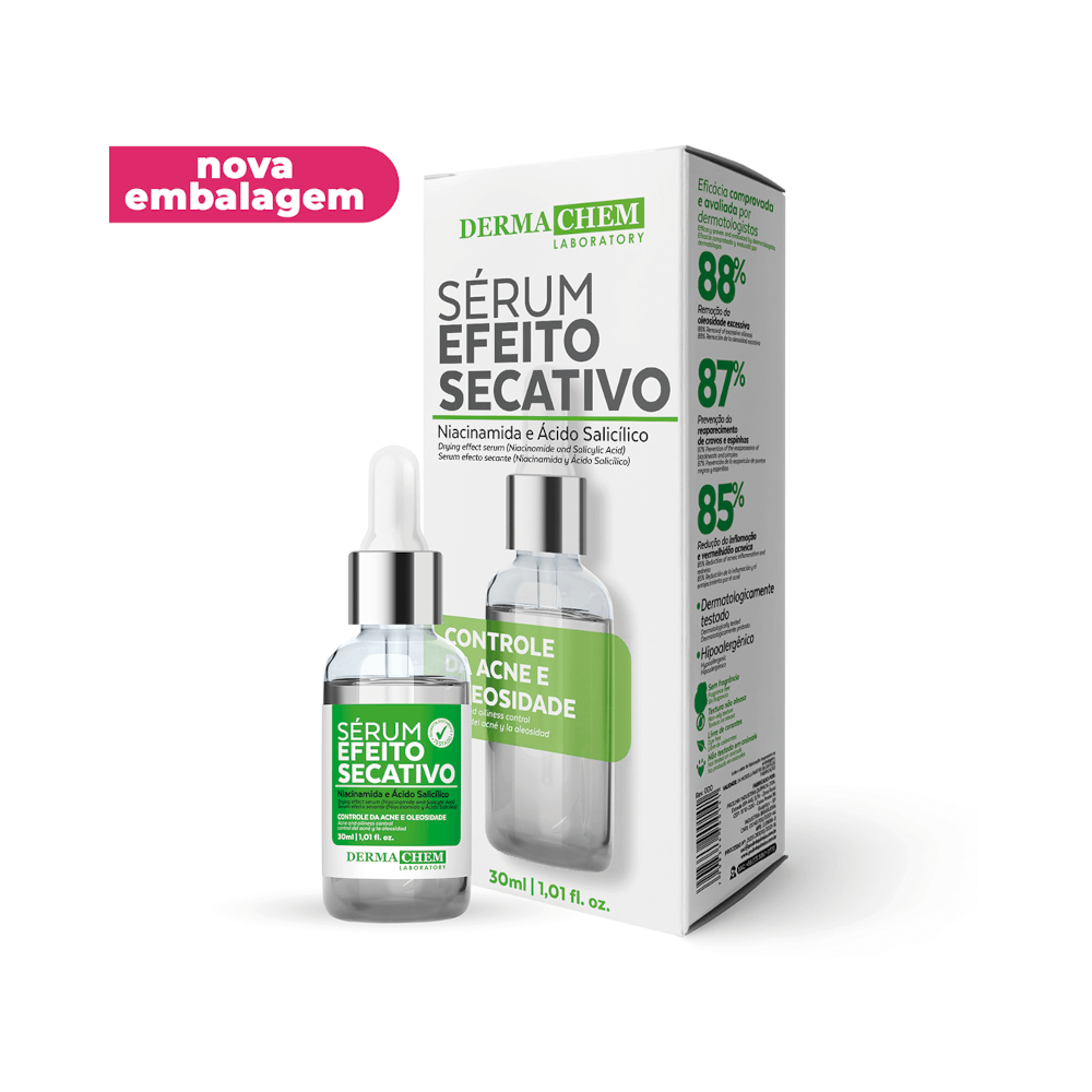 Sérum Facial Dermachem Efeito Secatico 30ml