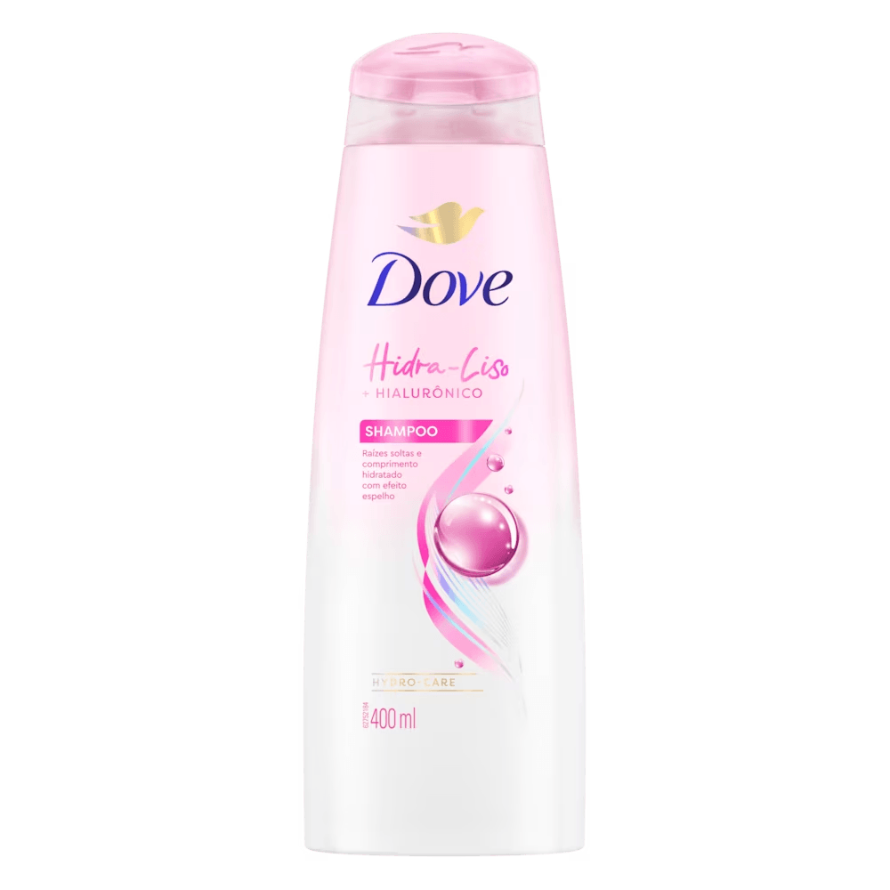 Shampoo Dove Hidra-Liso com tecnologia de hidratação 400ml