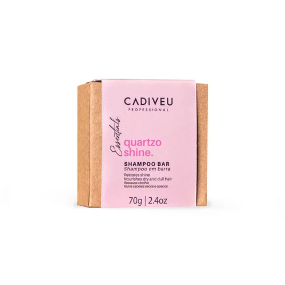Shampoo Cadiveu Essentials Quartzo Shine em Barra 70g