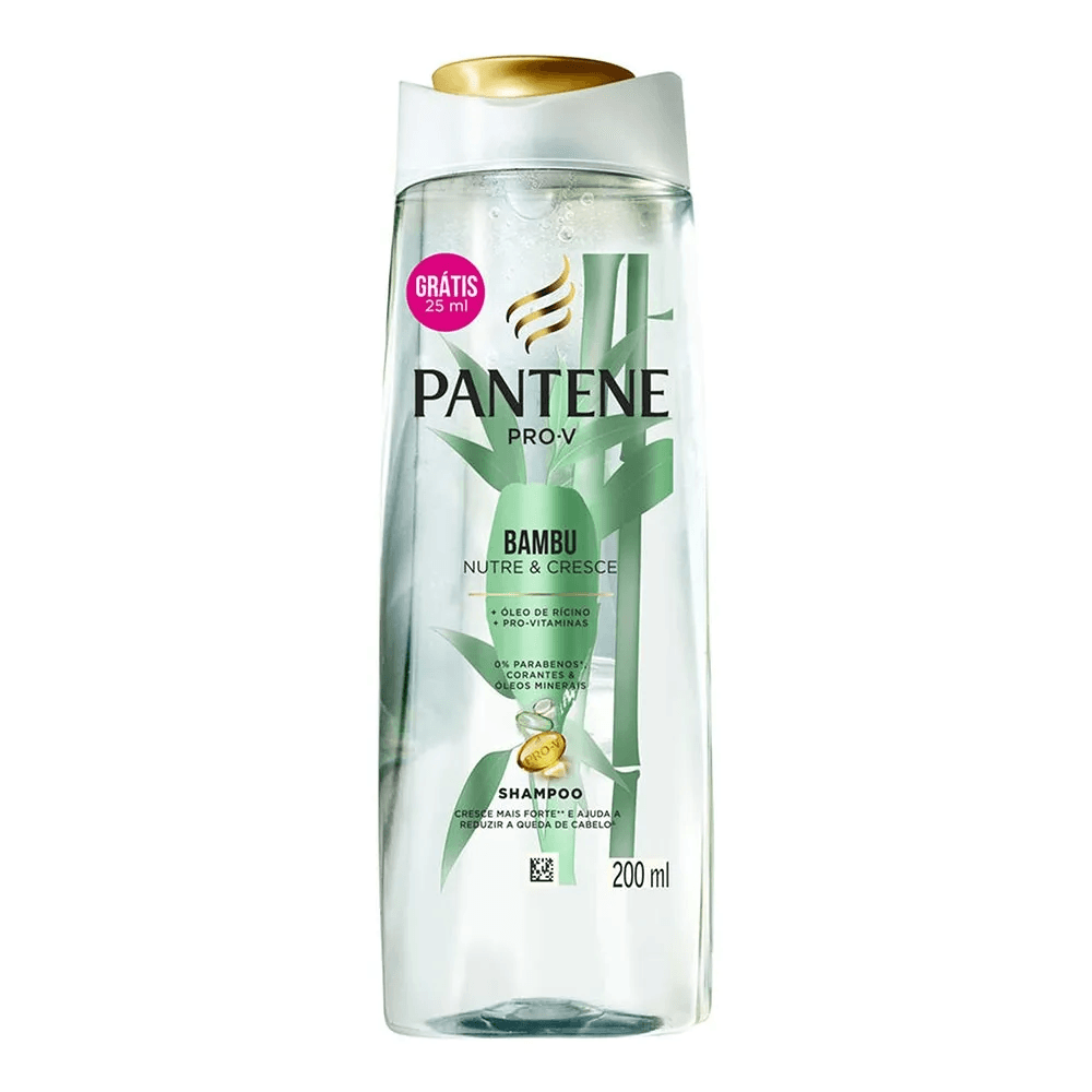 Shampoo Pantene Bambu Nutre & Cresce 200ml