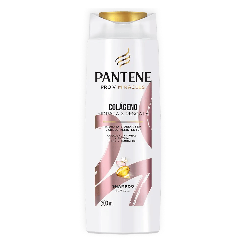 Shampoo Pantene Colágeno Hidrata & Resgata 300ml
