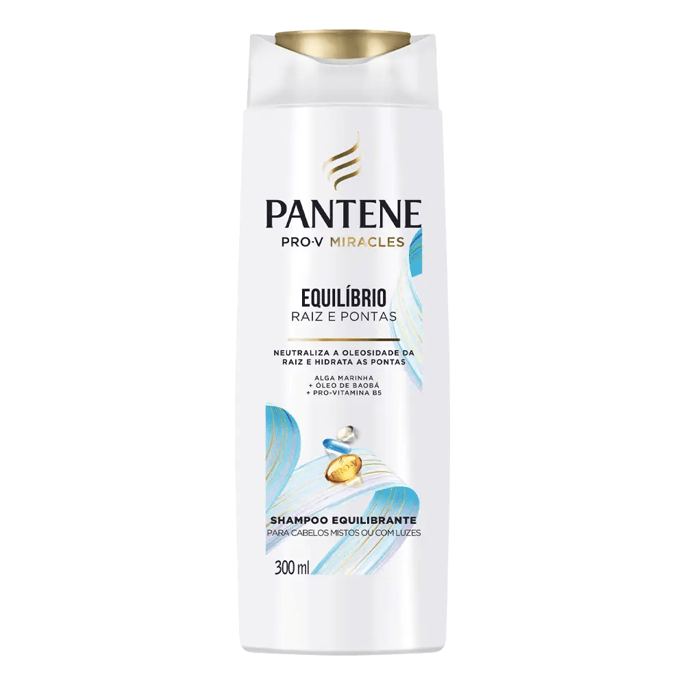 Shampoo Pantene Equilíbrio Raiz e Pontas 300ml